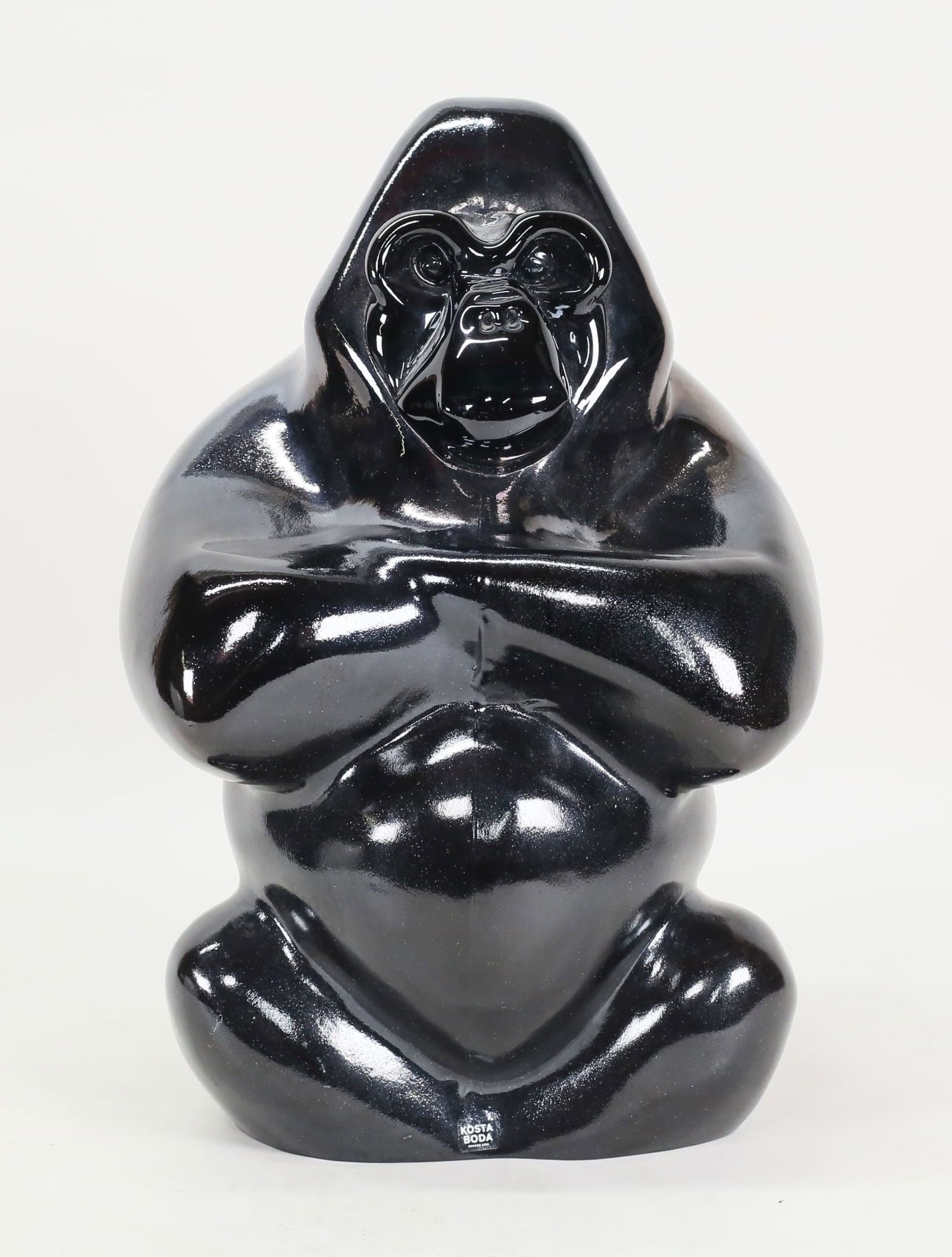 Ludvig Lofgren for Kosta Boda Art Glass Gorilla (1 of 11)