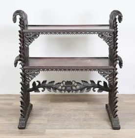 Victorian Baroque Revival Style Tiered Open Server
