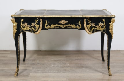 Louis XV Style Lacquered Bureau Plat