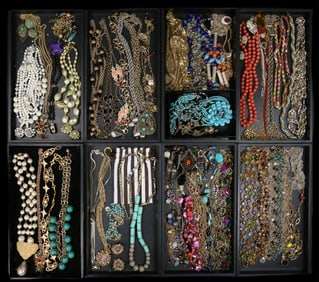 Lot of Vintage Costume & Designer Necklaces