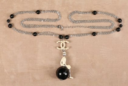 Chanel Mademoiselle Coco Figurine Necklace
