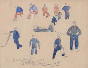 Richard Hayley Lever Watercolor Concarneau