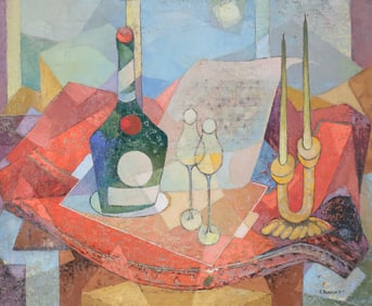 Dane Chanase Oil on Canvas Still Life