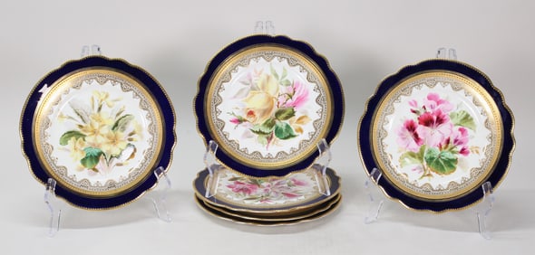 Set of 6 Bishop & Stonier Luncheon Plates