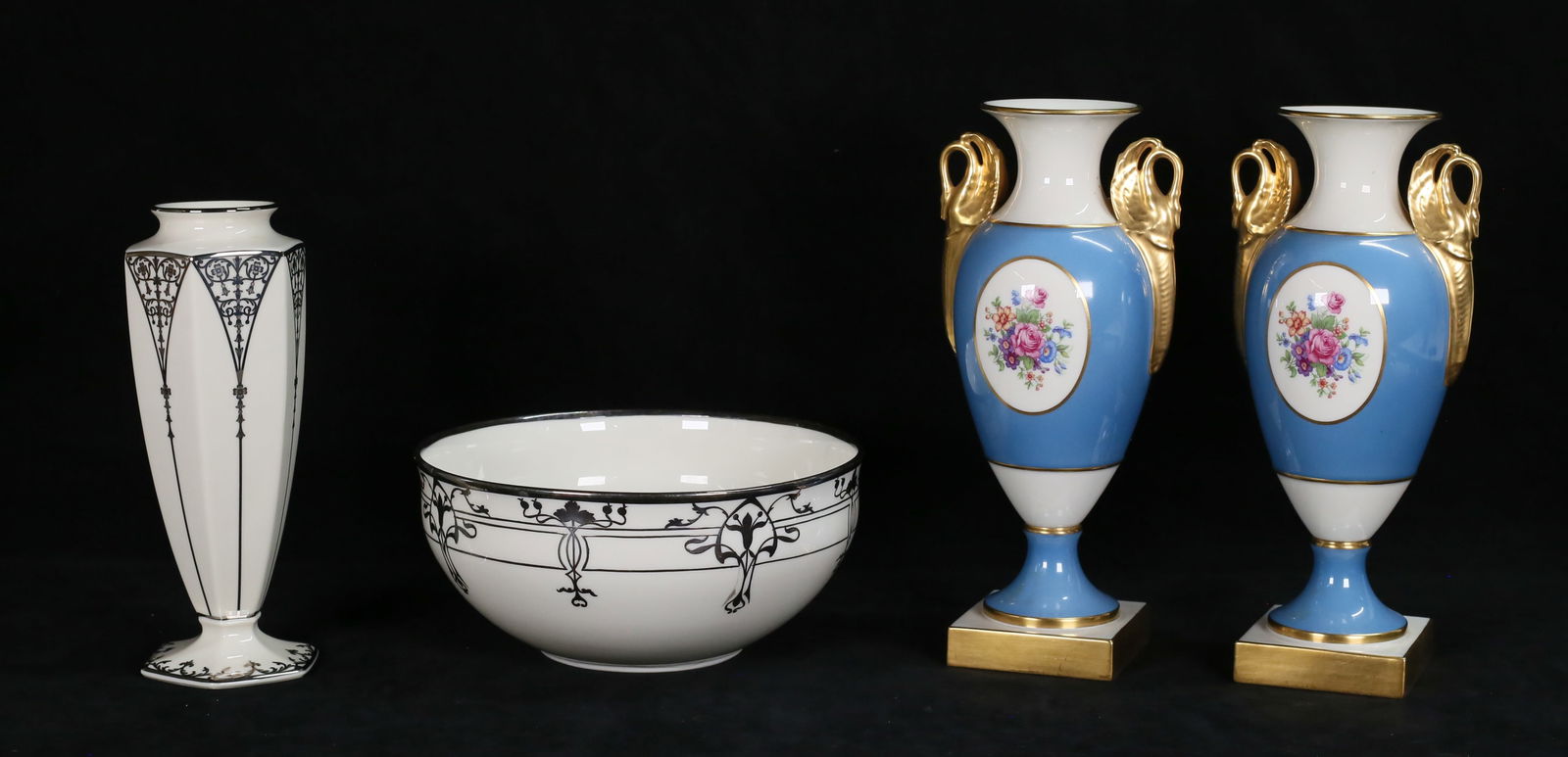 4 Pieces Lenox Porcelain Green Mark, Belleek (1 of 20)