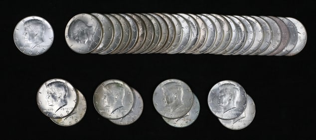 35 Kennedy Half Dollars