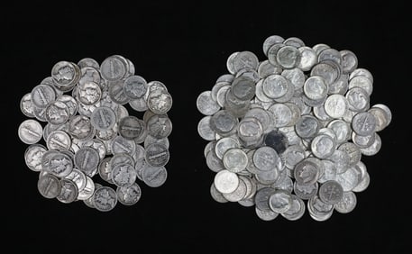 Mercury Dimes and Pre-1964 Roosevelt Dimes