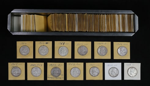 127 Franklin Half Dollars