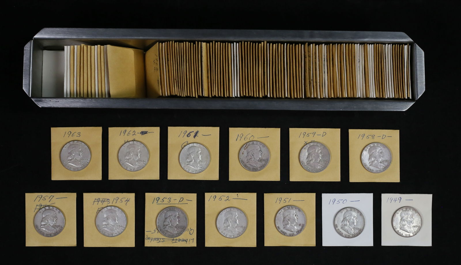 127 Franklin Half Dollars (1 of 18)