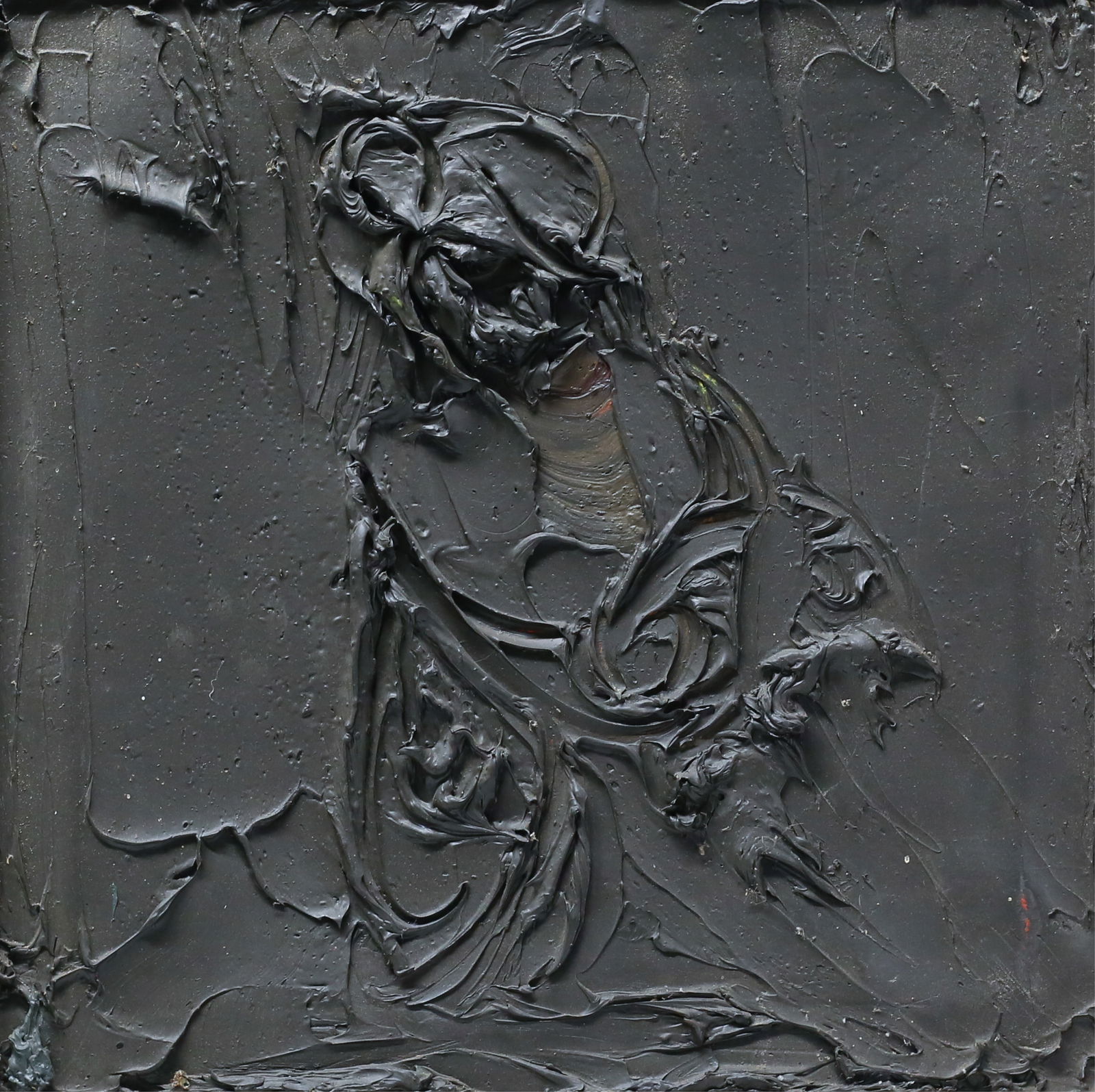 Joachim Probst Oil on Canvas Motif 75: Joachim Probst (American, 1913-1980). Oil on canvas, Motif, from the Campbell Series, # 75. Signed, dated 1970 and numbered 75 on the stretcher and signed, titled and dated on verso. With PB Eighty-Fo