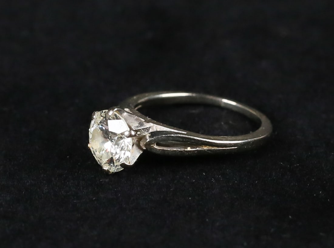 14k Diamond Solitaire Ring 1.35 Carats (1 of 5)