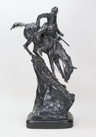 After Frederic Remington Bronze The Mountain Man