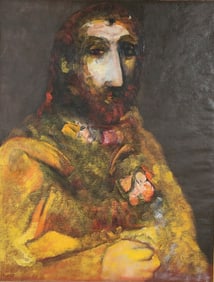 Joachim Probst Oil on Canvas Christ