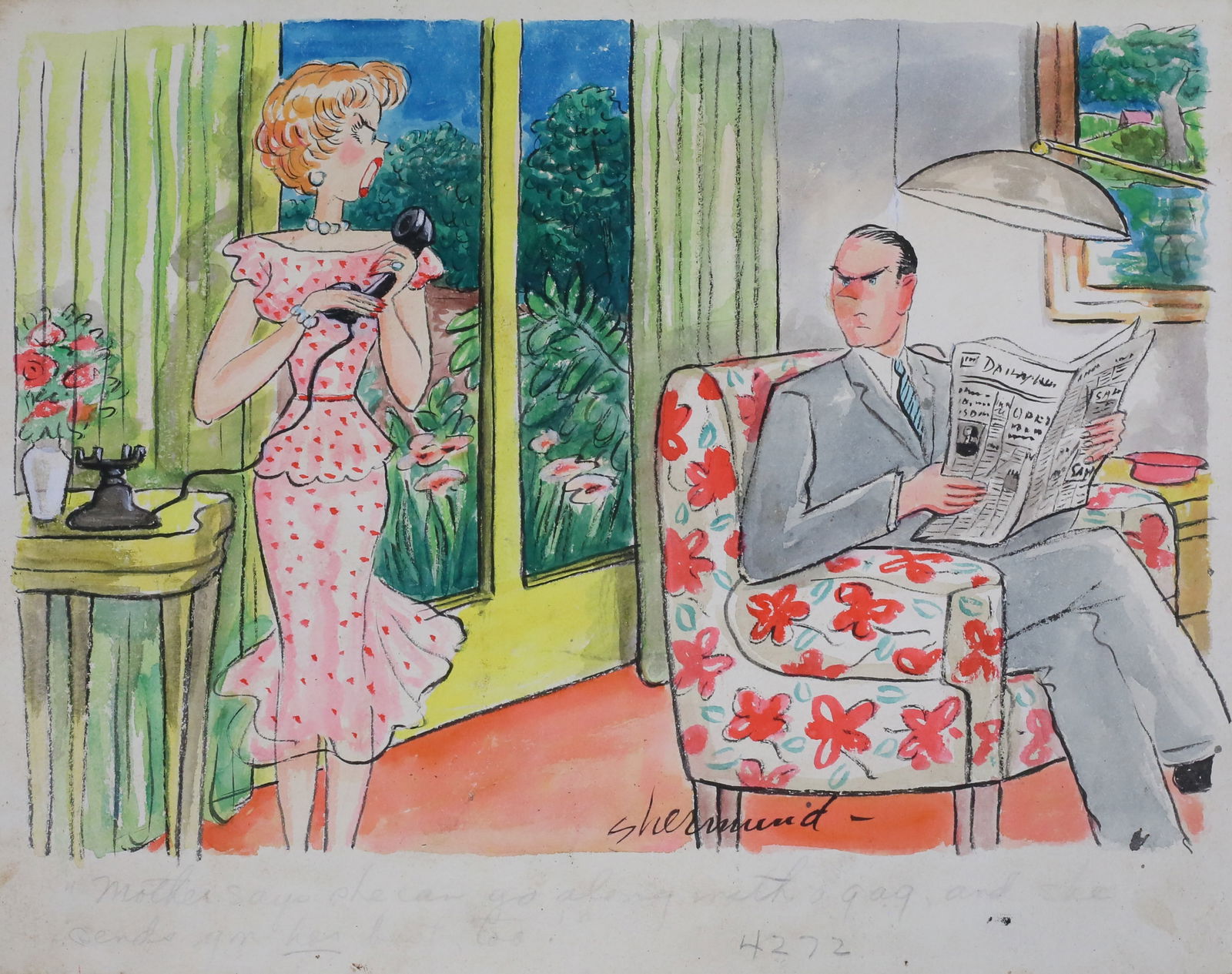 Barbara Shermund Pictorial Review Sallies Cartoon (1 of 9)