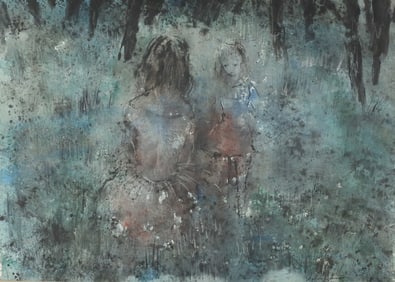 Sylvia Bernstein Watercolor Forest Play