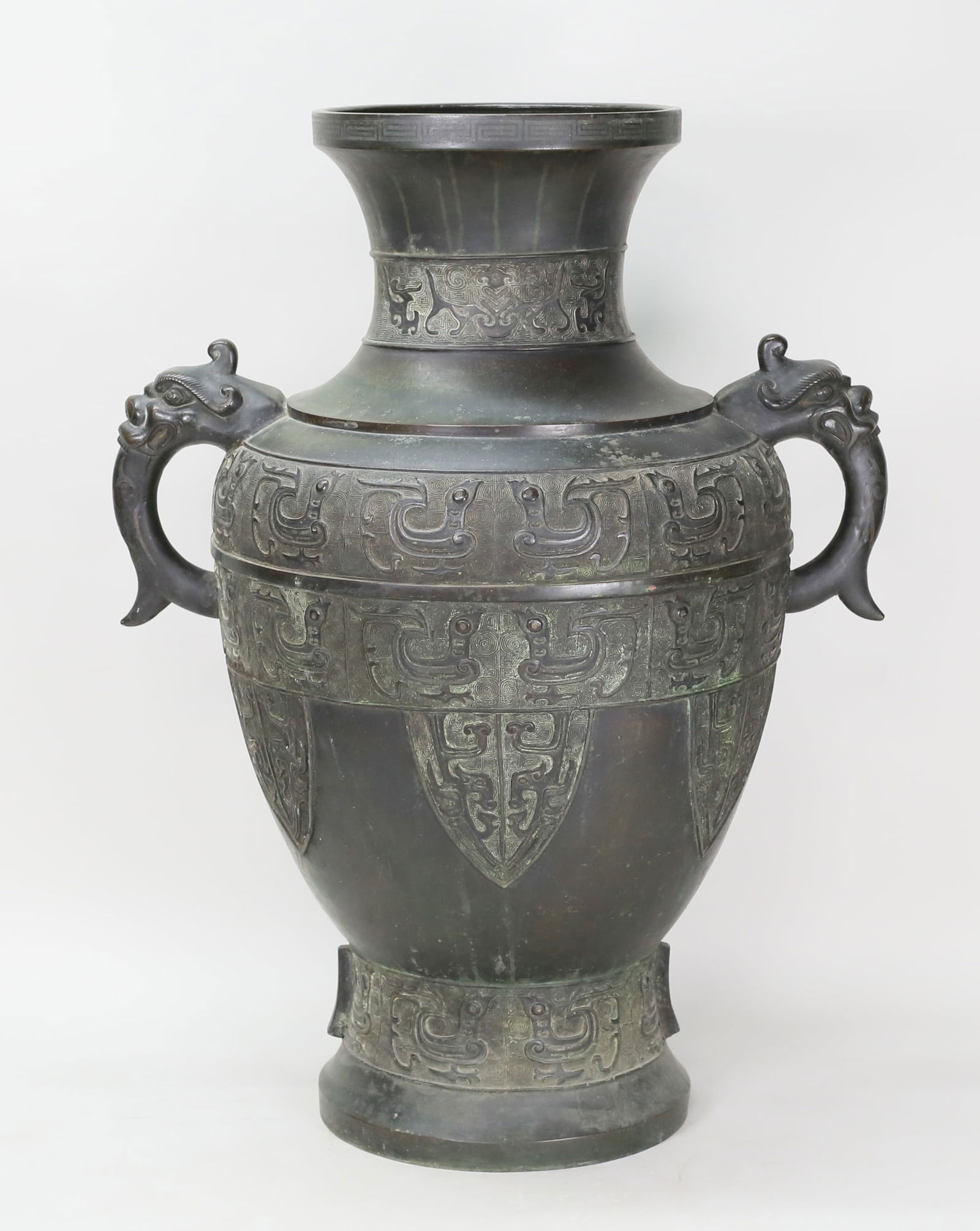Archaic Style Chinese Bronze Vase (1 of 16)