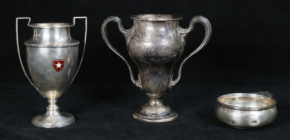 3 Pieces Commemorative Sterling