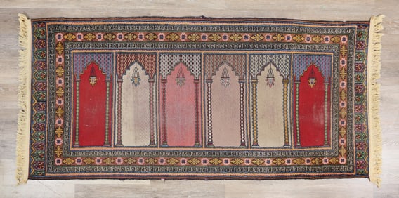 Persian Style Pictorial Hanging Lamp Rug