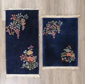 Two Art Deco Chinese Mats