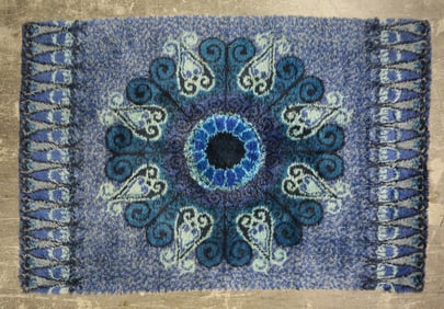 Hammer Taepper Danish Modern Floral Wool Rug