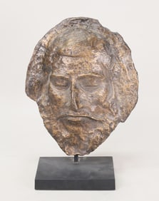 Bronzed Plaster Mask of Paul Gauguin