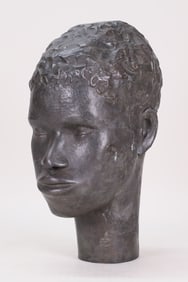 Jason Seley Bronze Head Sculpture