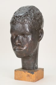 Jason Seley Plaster Head Sculpture
