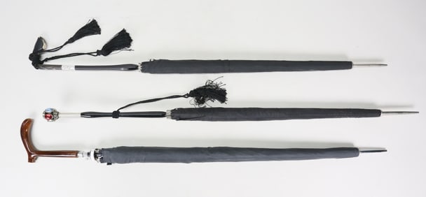 3 Vintage Italian Parasols