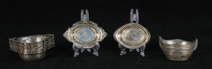 2 Sets of Gorham Sterling Nut Dishes