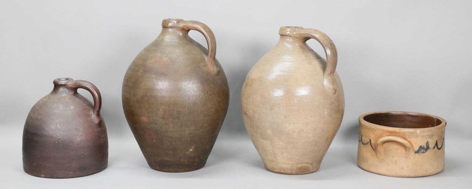 4 Pieces Stoneware Julius Norton, T. Crafts (1 of 20)