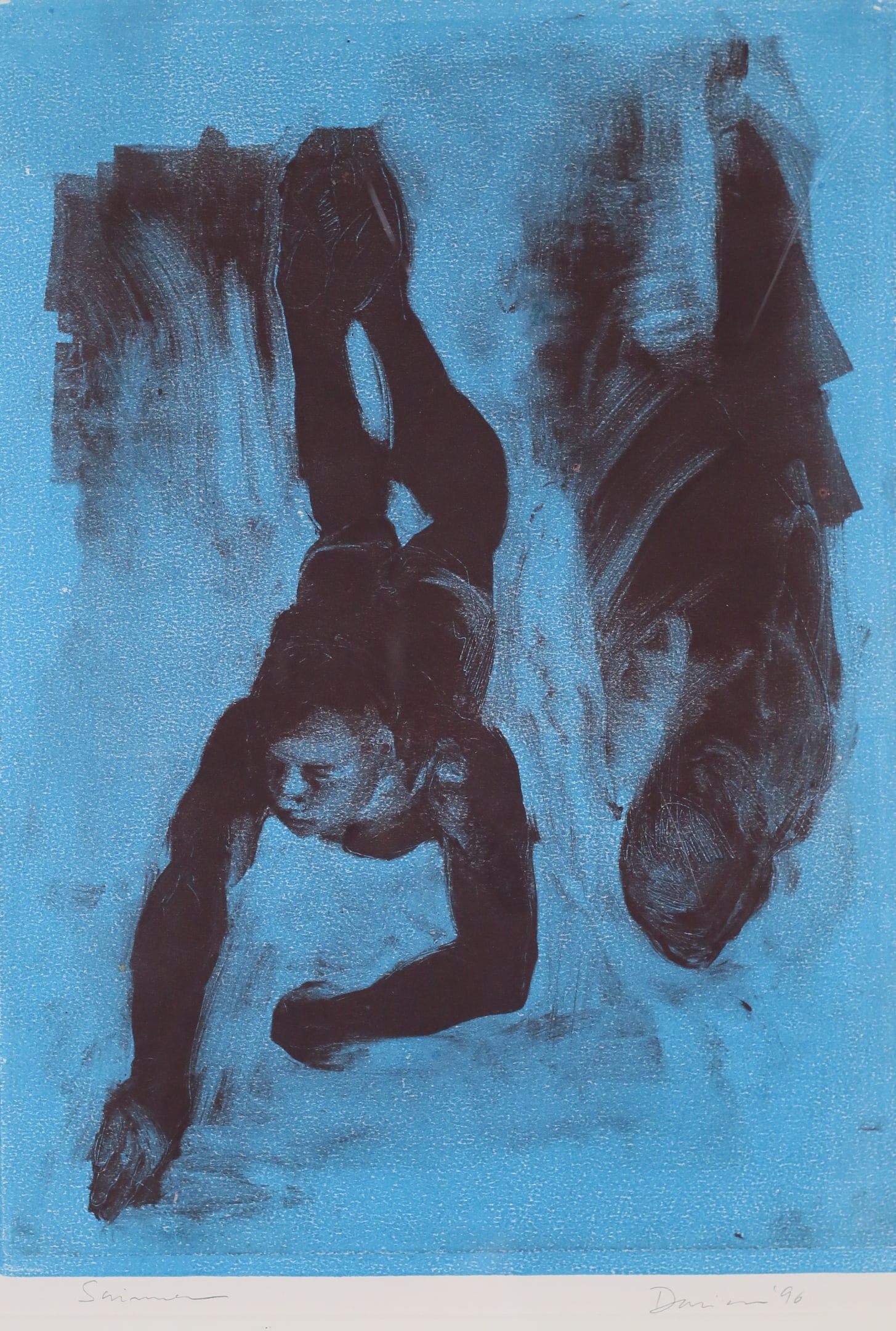 Lynn Davison Aquatint Swimmer (1 of 6)