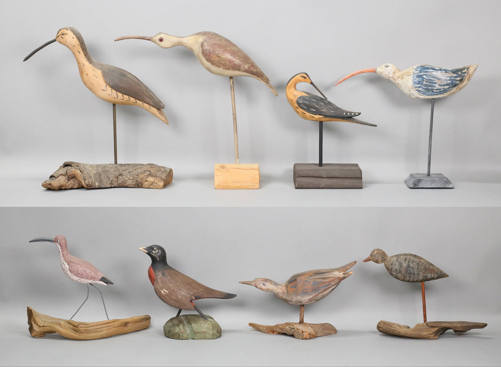 8 Shore Bird Wood Carvings (1 of 20)