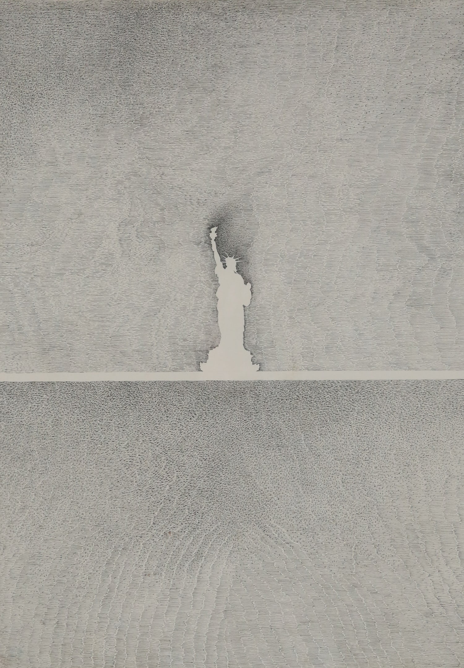 Gregory Masurovsky Etching Statute of Liberty (1 of 6)