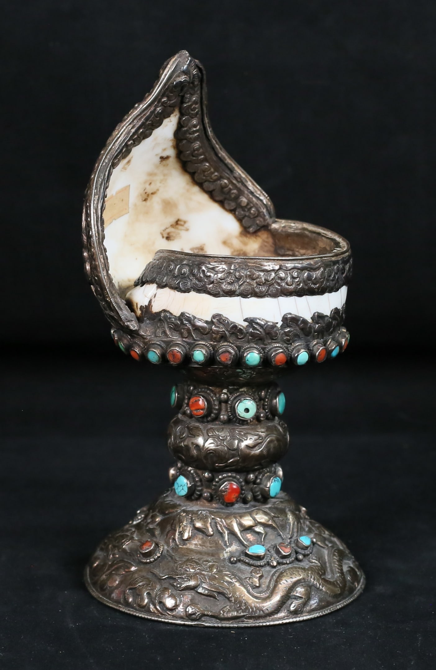 Tibetan Silver Mounted Censer (1 of 13)