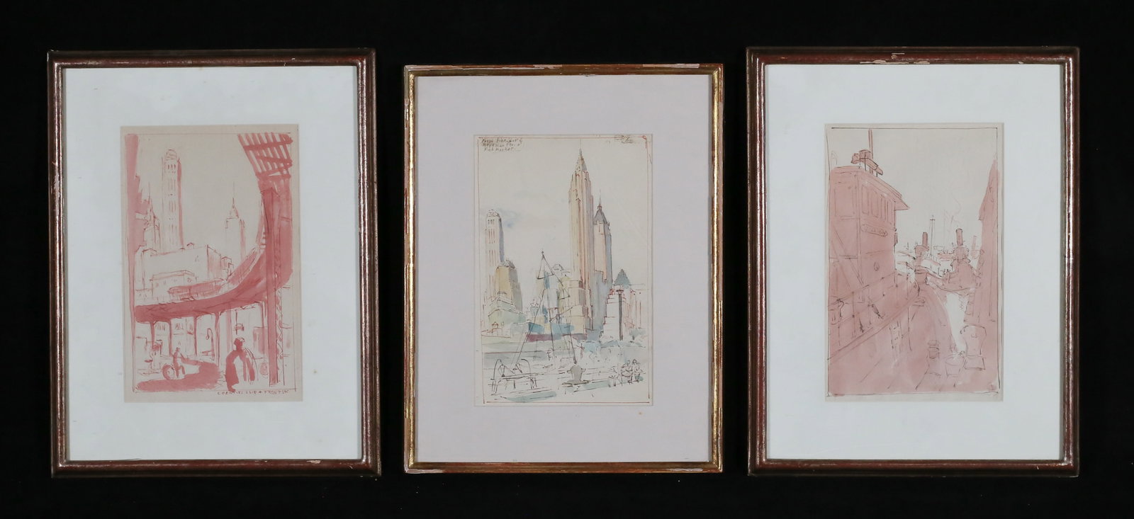 Henry Glintenkamp 3 Ink & Watercolor NYC Scenes (1 of 16)