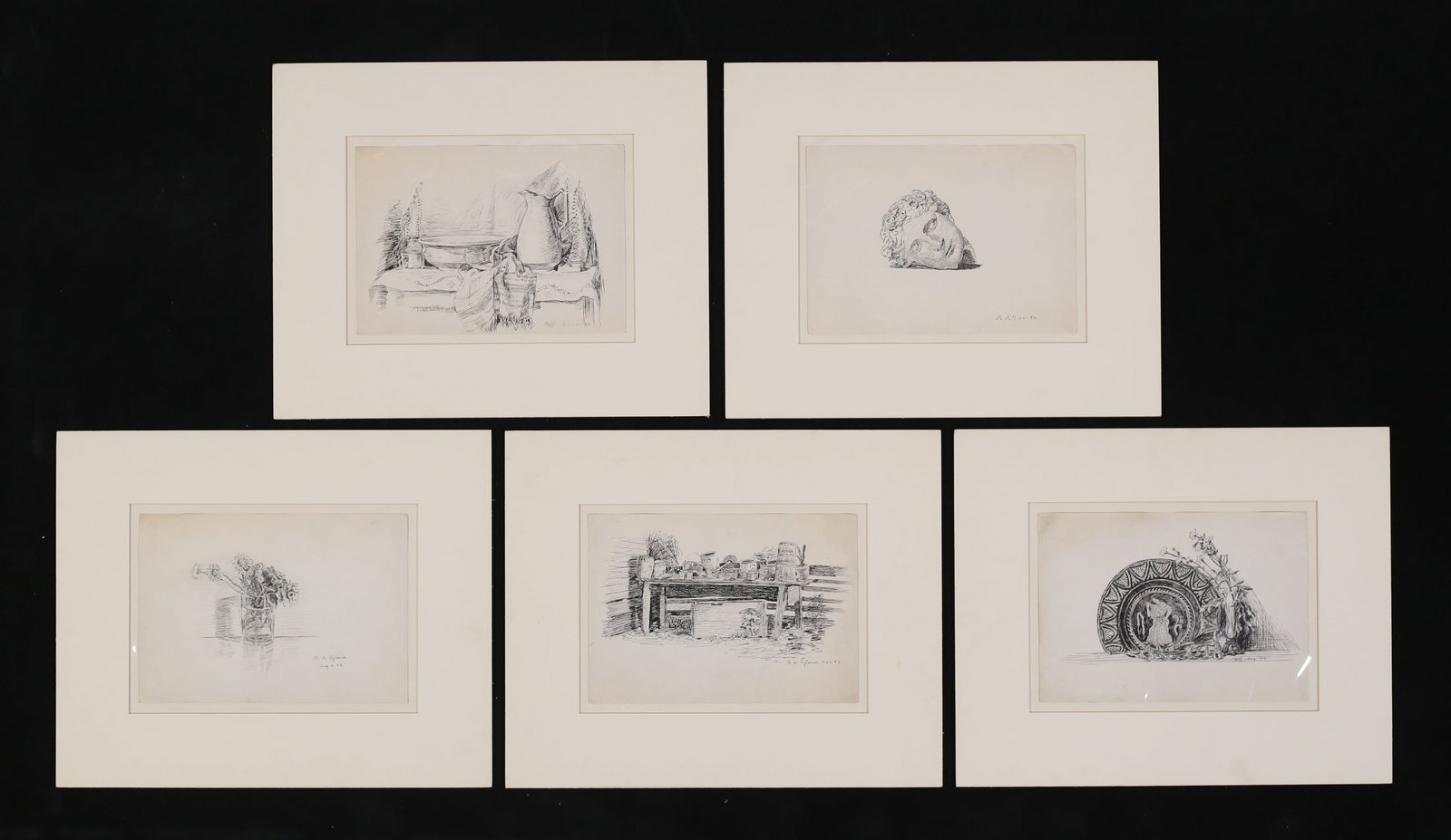 Robert Knight Ryland Set of 5 Etchings (1 of 20)