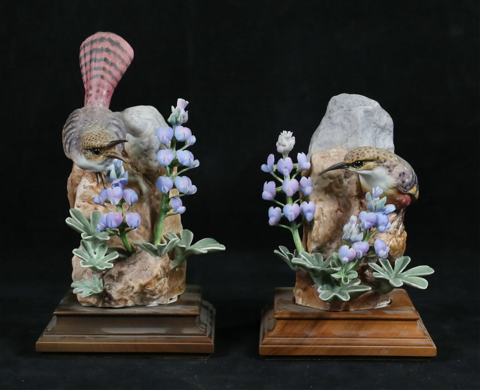 Royal Worcester Pair Canyon Wren Figures (1 of 20)