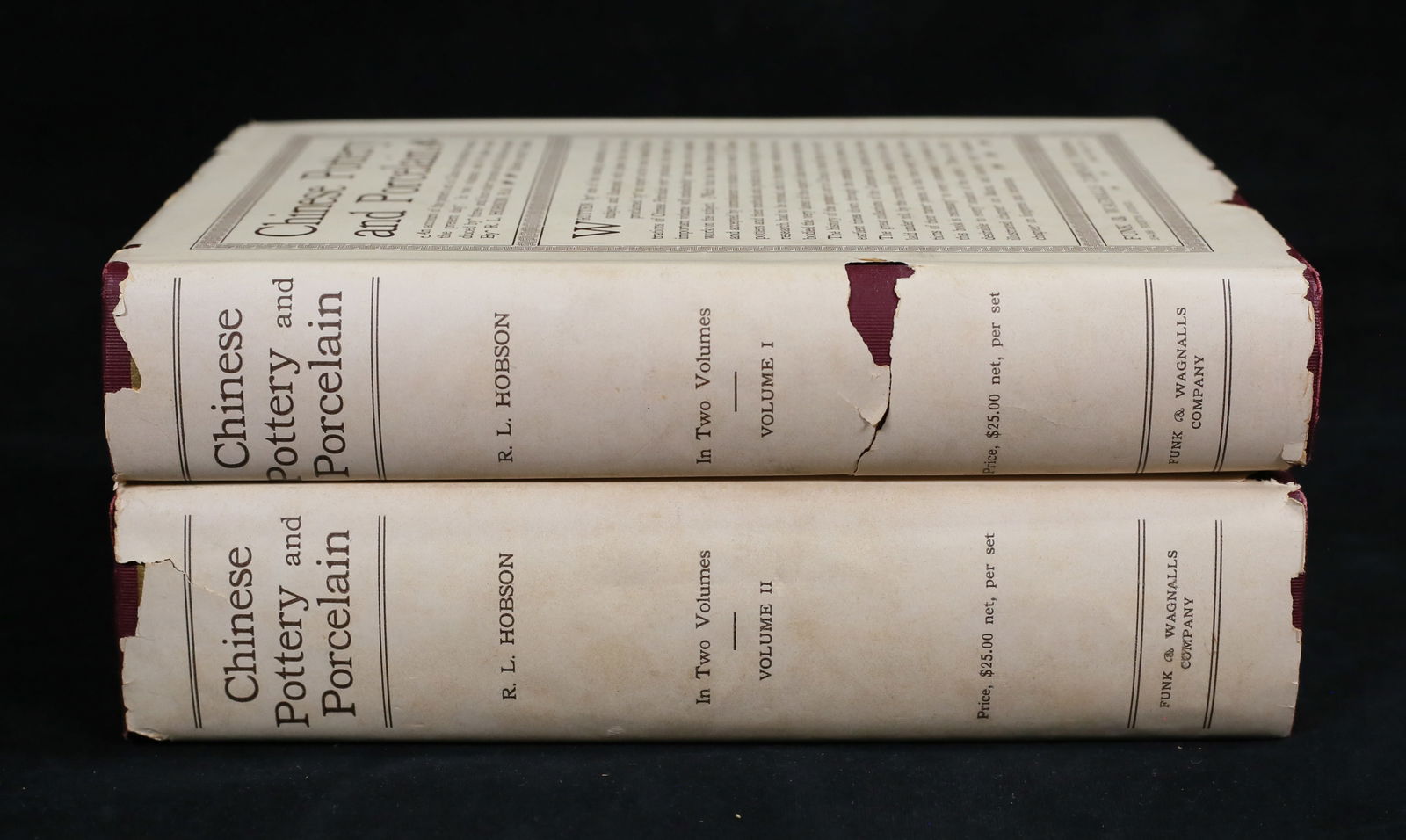 Hobson Chinese Pottery & Porcelain 2 Vols. 1915 (1 of 20)