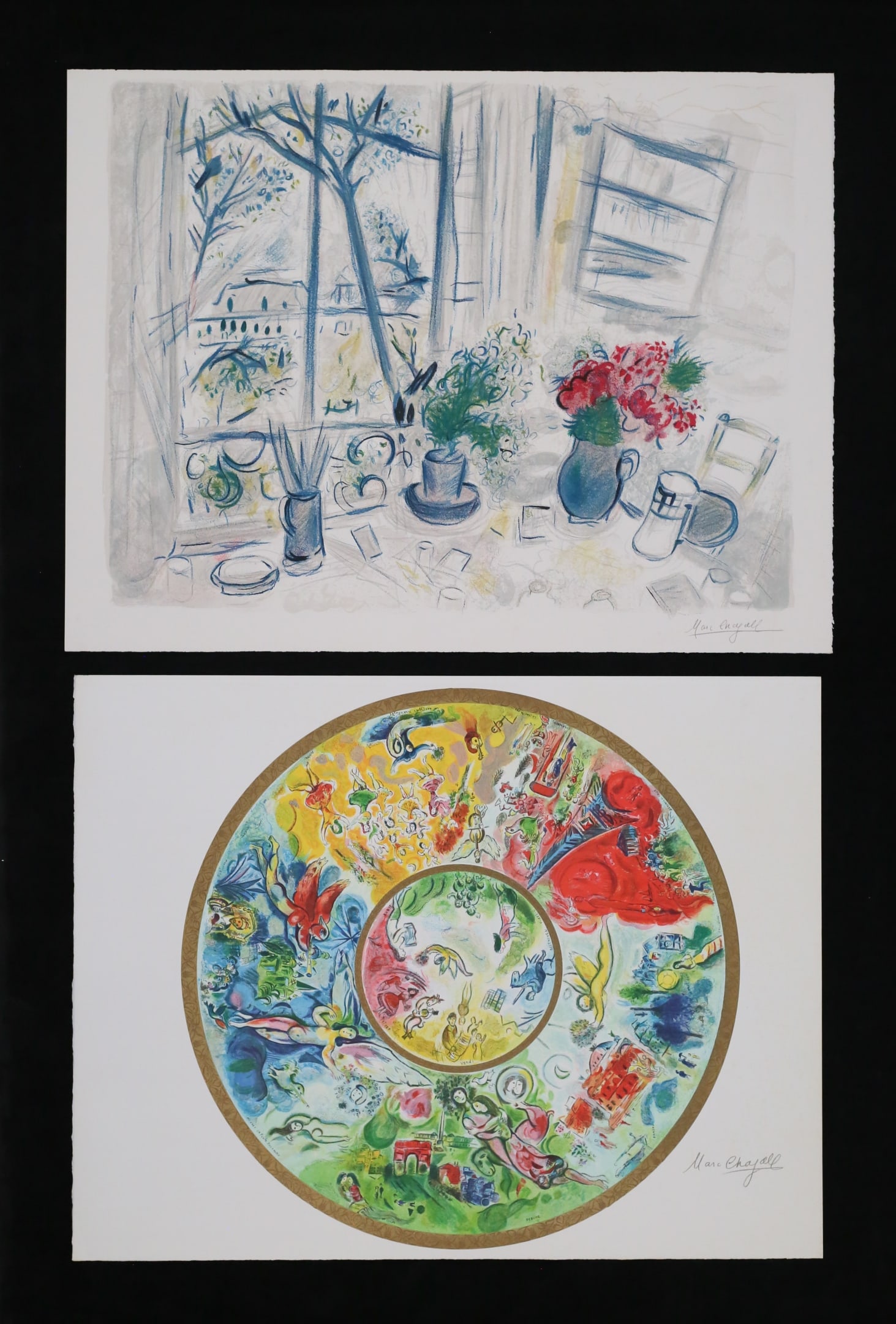 After Marc Chagall 2 Lithographs Opera & Fleurs (1 of 17)