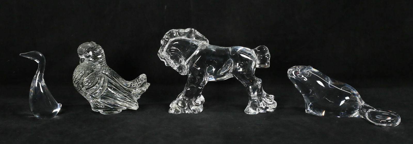 4 Steuben Animals Horse, Beaver, Pigeon, Gander (1 of 20)