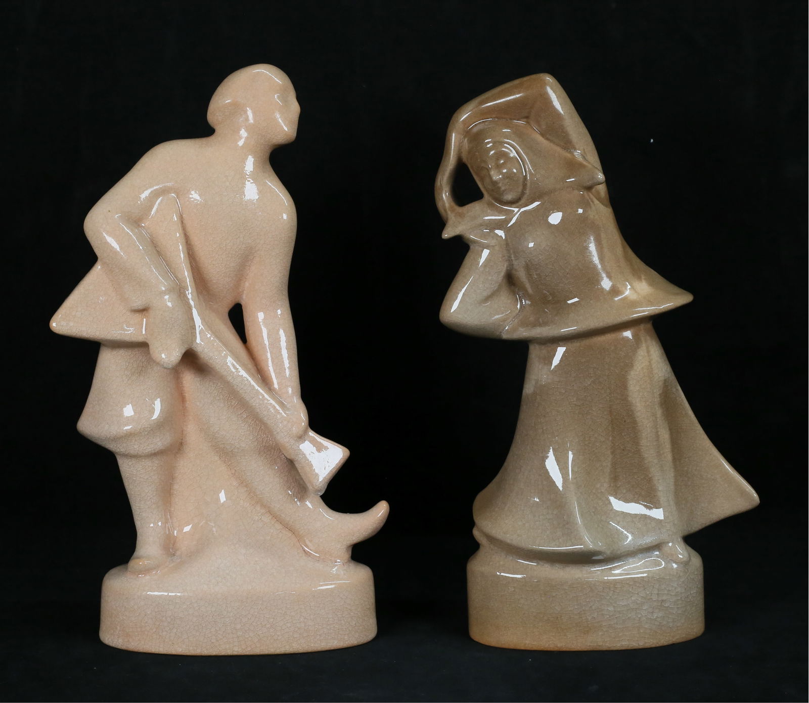 Pair of Cowan Pottery Figures Dancer & Musician (1 of 17)