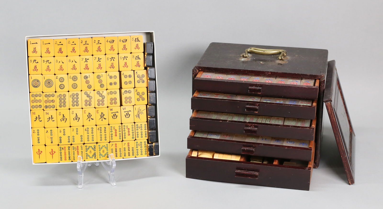 2 Chinese Mahjong Sets (1 of 16)