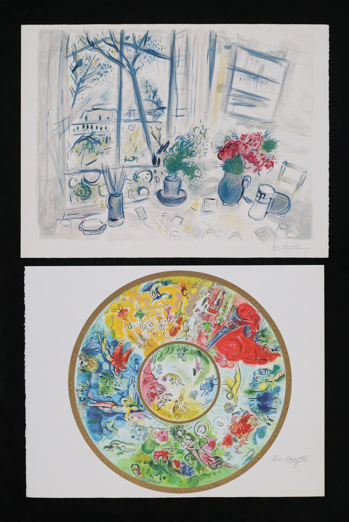 After Marc Chagall 2 Lithographs Opera & Fleurs (1 of 14)
