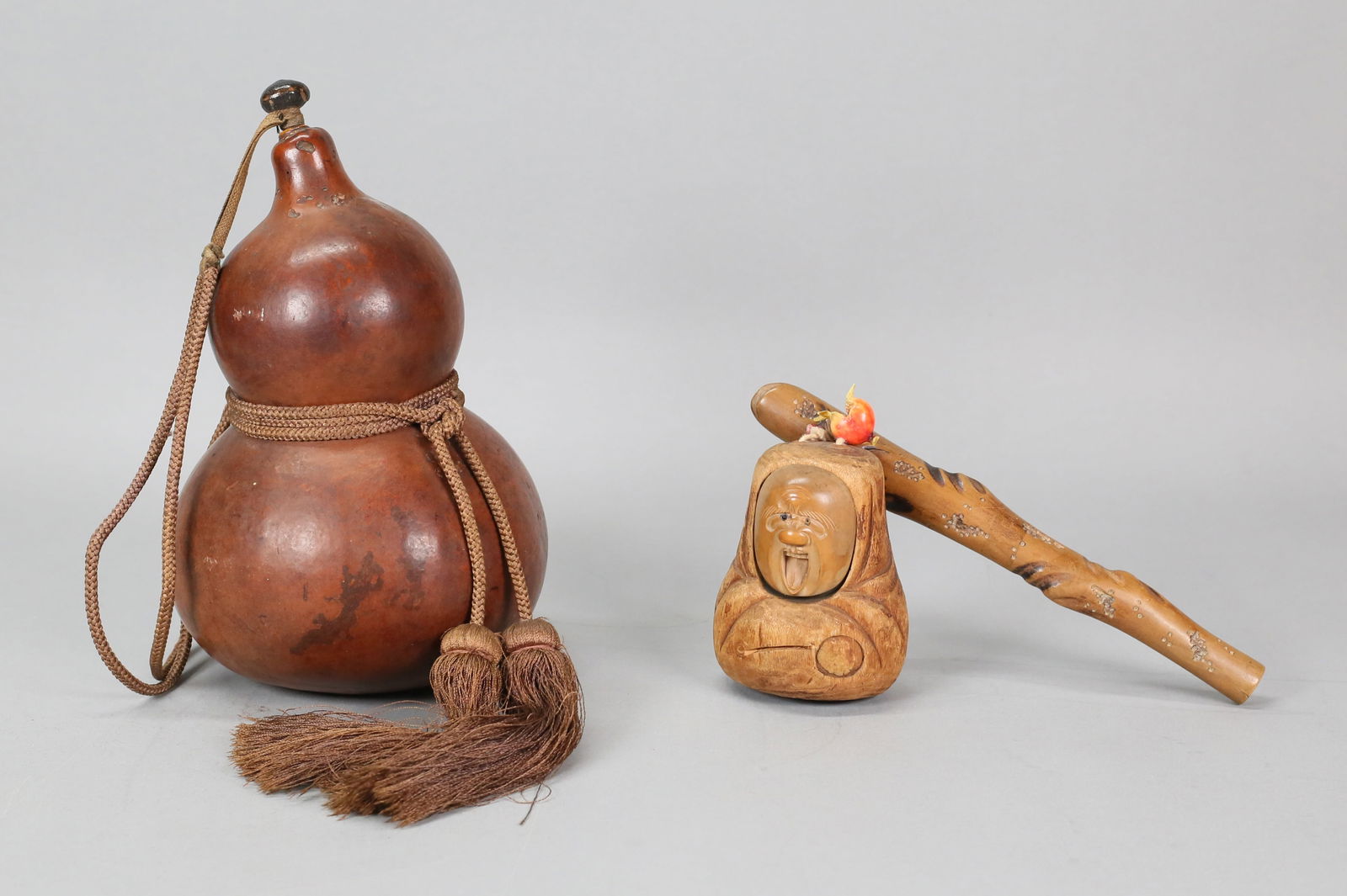Japanese Pipe & Chinese Gourd Vessel (1 of 19)