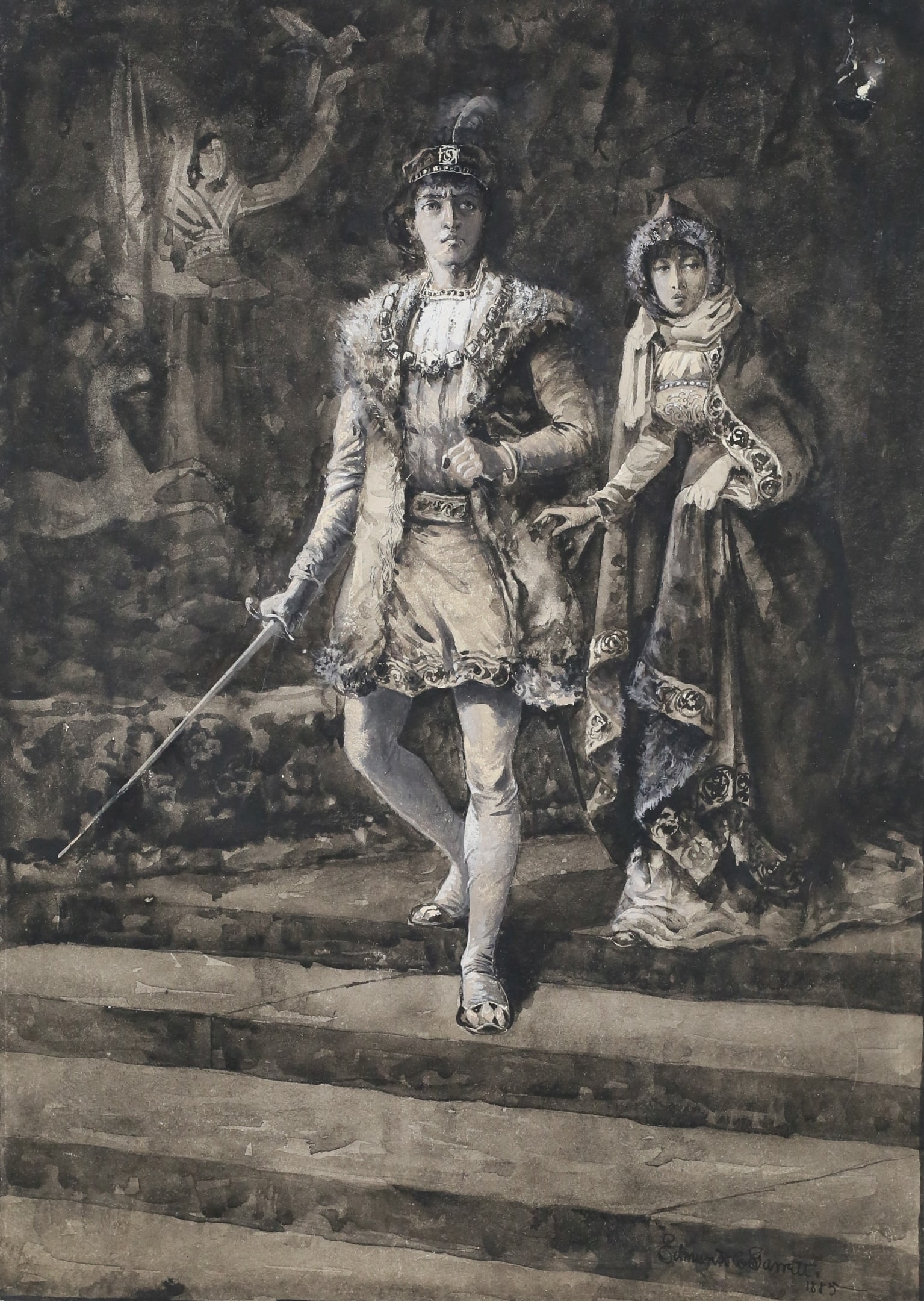 Edmund H. Garrett Illustration Eve of St. Agnes (1 of 5)