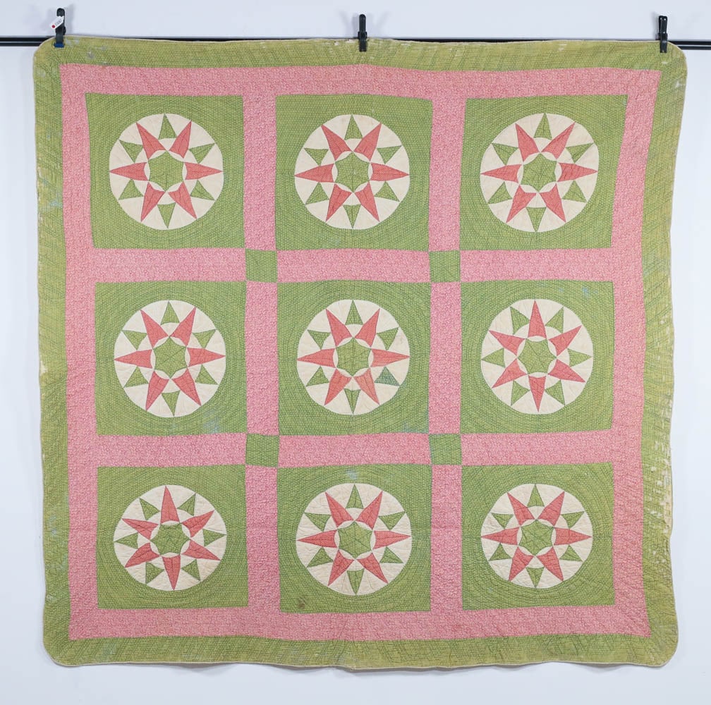Hand Sewn Antique Friendship Quilt Star (1 of 20)