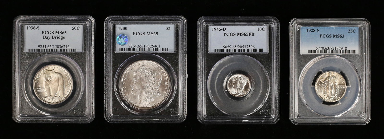 PCGS Graded Coins Morgan Mercury Standing Liberty (1 of 10)