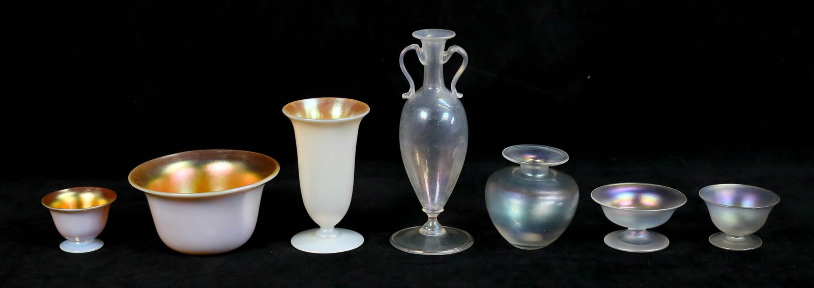7 Pieces Art Glass Steuben, Kosta (1 of 18)