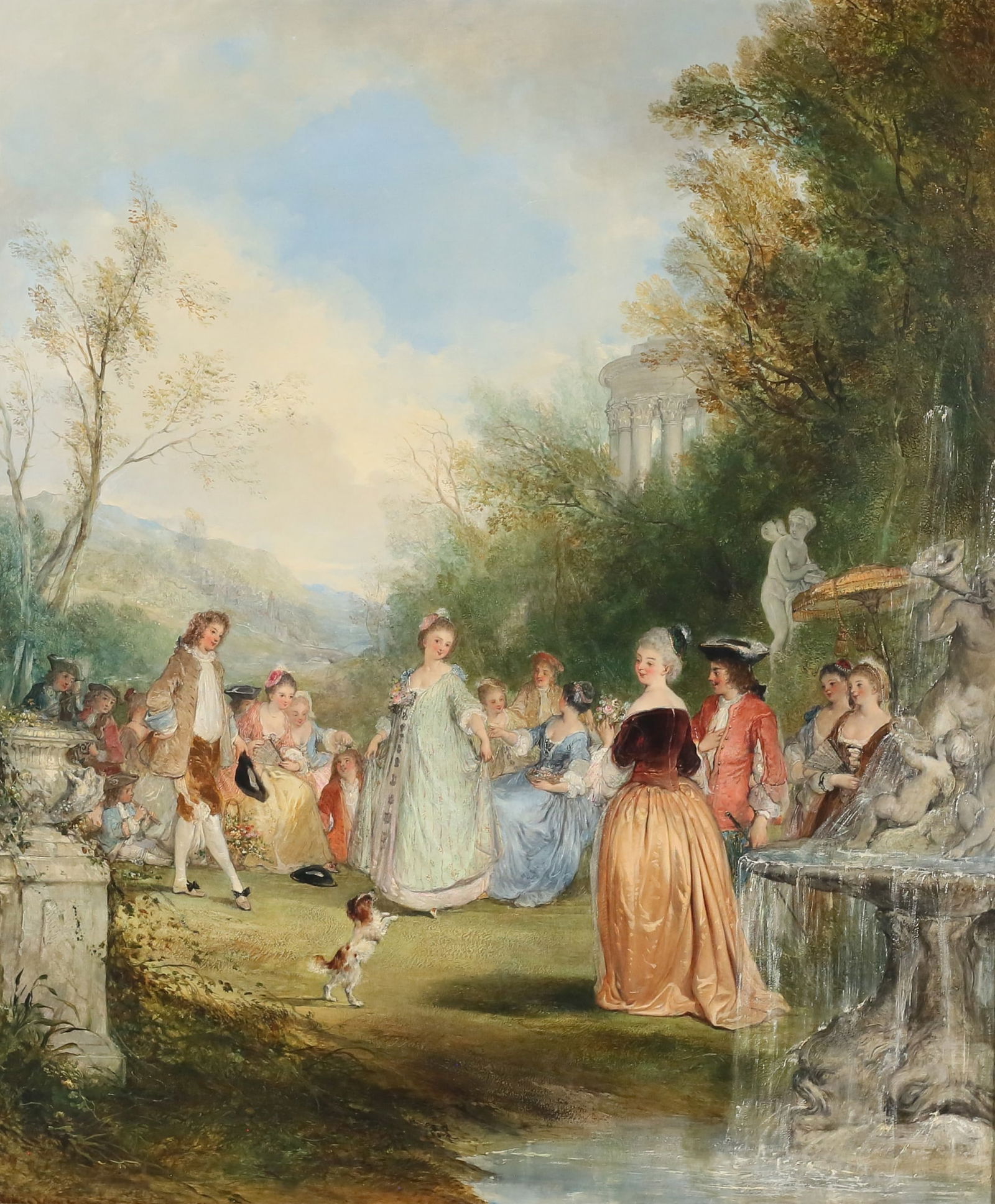 Attributed to Henry Andrews Oil on Canvas (1 of 9)