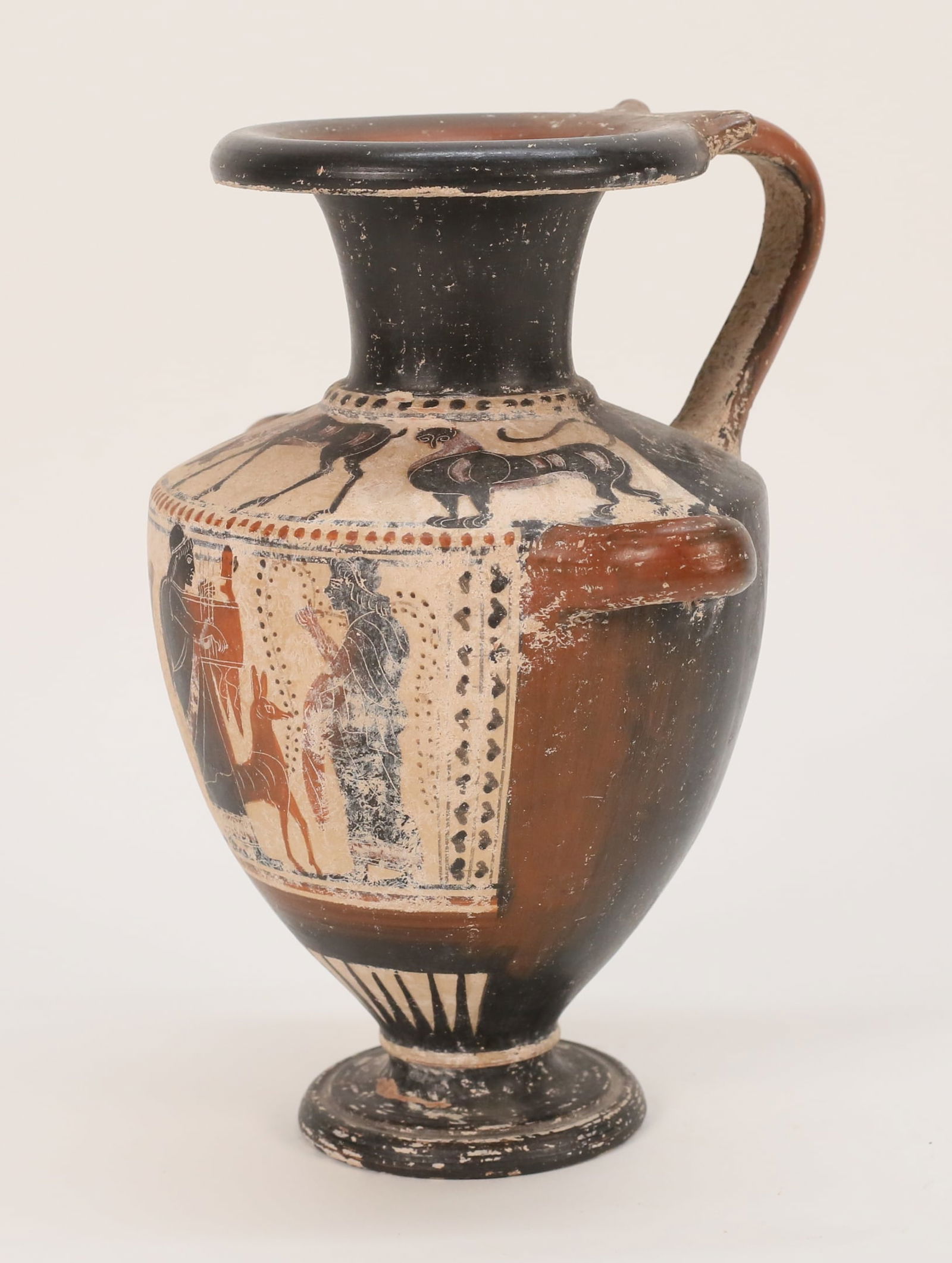 Greek Style Black Figure Pottery Hydria (1 of 15)